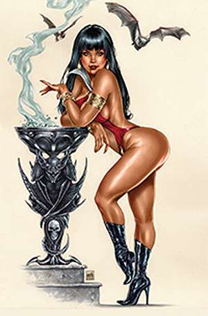 VAMPIRELLA 1992 ONE SHOT 1:15 KROME VIRGIN RATIO VARIANT