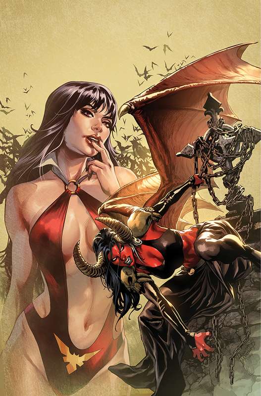 VAMPIRELLA VS PURGATORI #4 1:10 PAGULAYAN VIRGIN RATIO VARIANT