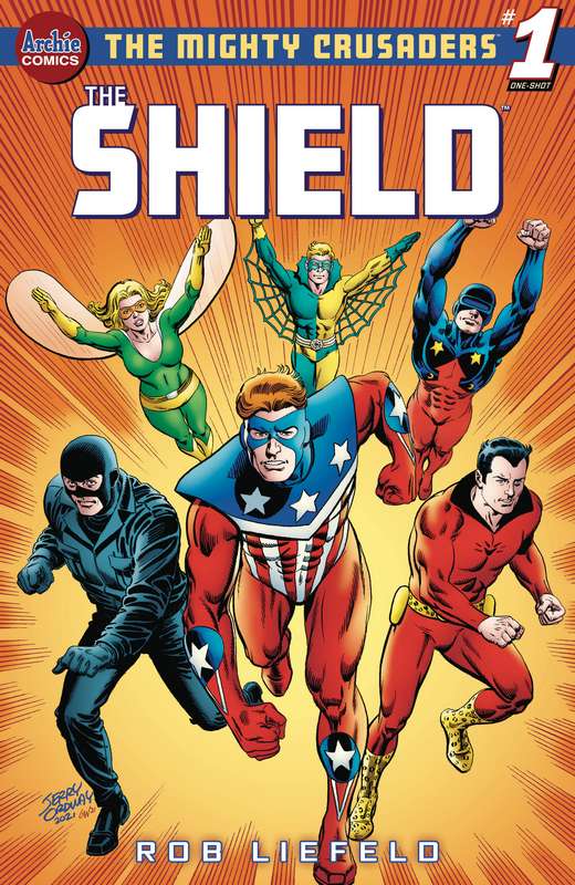 MIGHTY CRUSADERS ONE SHOT THE SHIELD CVR E JERRY ORDWAY