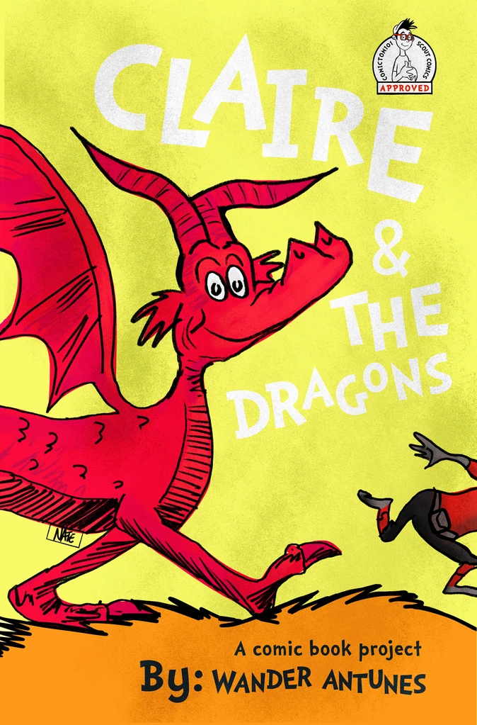 CLAIRE AND THE DRAGONS #1 - DR. SEUSS HOMAGE COVER