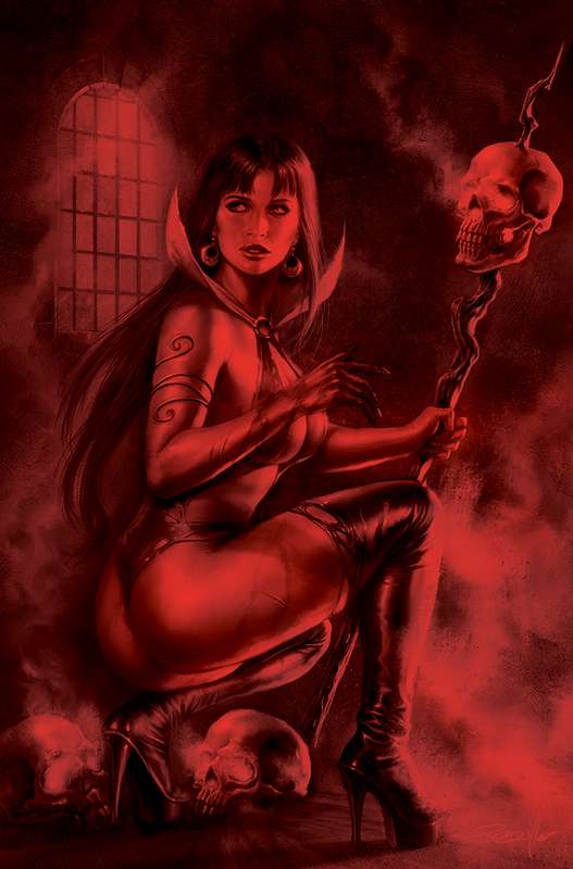 VENGEANCE OF VAMPIRELLA #19 1:25 PARRILLO TINT VIRGIN FOC