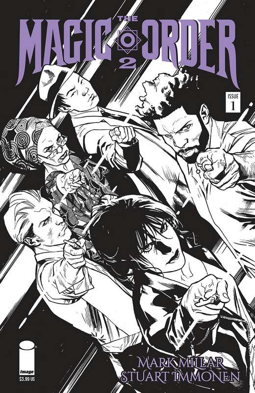 MAGIC ORDER 2 #1 (OF 6) CVR B IMMONEN B&W (MR)