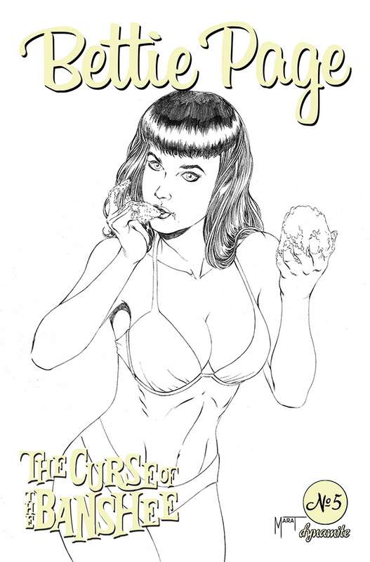 BETTIE PAGE & CURSE OF THE BANSHEE #5 CVR F 1:10 RATIO VARIANT MYC