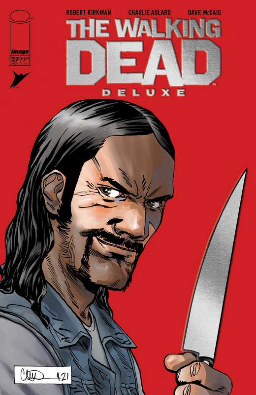 LCSD 2021 WALKING DEAD DELUXE #27 CVR G ADLARD FOIL VARIANT