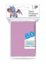 ULTRA PRO SMALL SIZED DECK PROTECTORS 60 CT: BRIGHT PINK