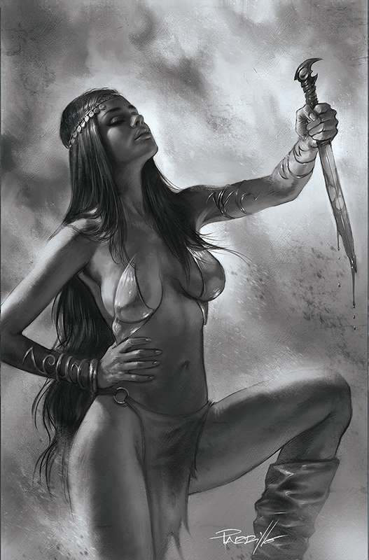 DEJAH THORIS (2019) #12 1:50 PARRILLO B&W VIRGIN RATIO VARIANT