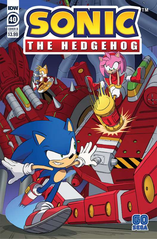 SONIC THE HEDGEHOG #40 CVR B DAN SCHOENING