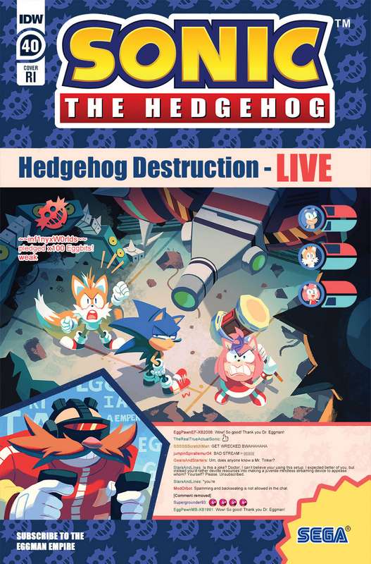 SONIC THE HEDGEHOG #40 1:10 RATIO VARIANT FOURDRAINE