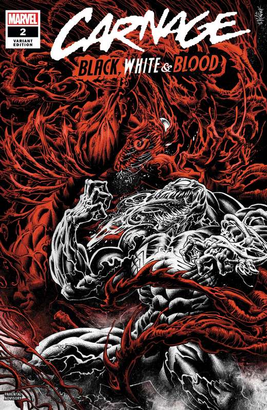 CARNAGE BLACK WHITE AND BLOOD #2 (OF 4) HOLTZ VARIANT