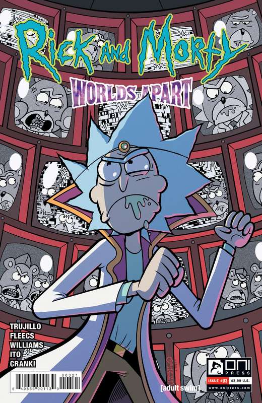 RICK AND MORTY WORLDS APART #3 CVR B WILLIAMS