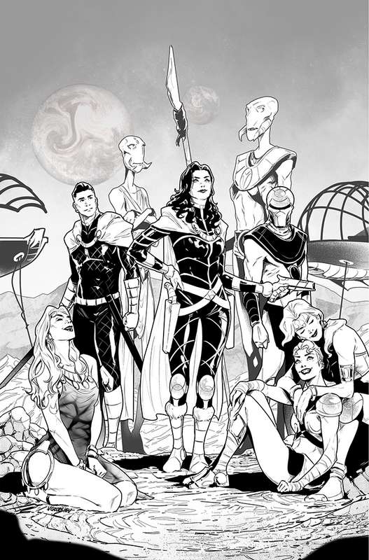 DEJAH THORIS (2019) #12 1:15 GEORGIEV B&W VIRGIN FOC RATIO VARIANT