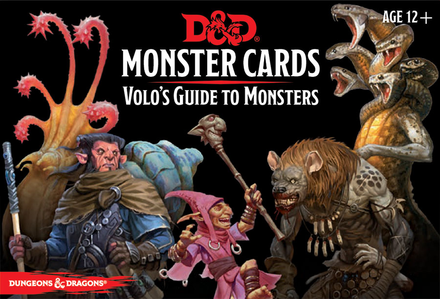 Dungeons and Dragons RPG: Monster Cards - Volo`s Guide to Monsters
