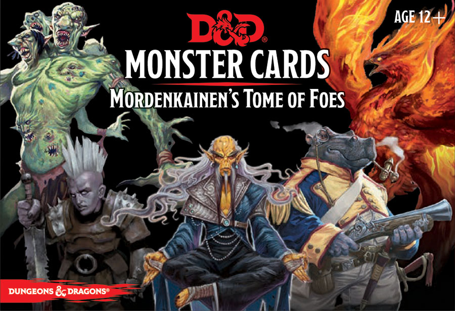 Dungeons and Dragons RPG: Monster Cards - Mordenkainen`s Tome of Foes