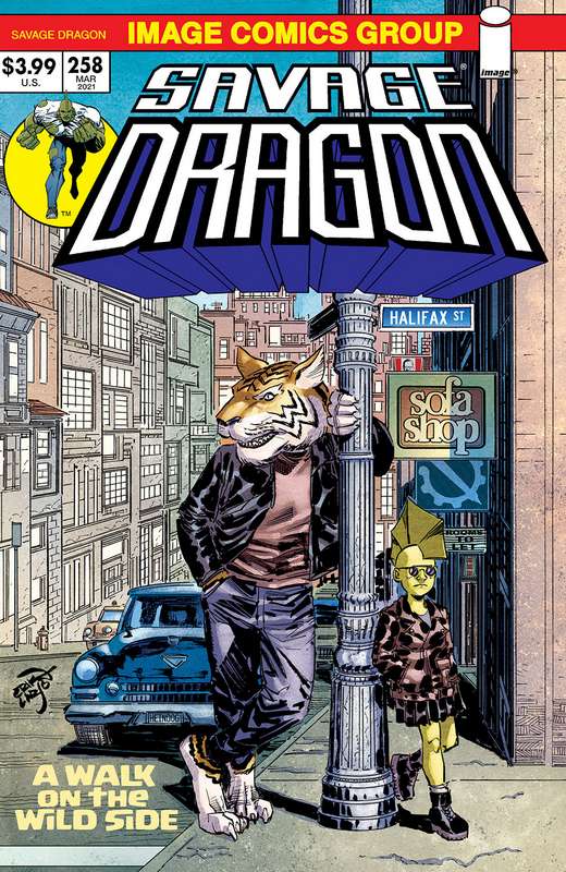 SAVAGE DRAGON #258 CVR B RETRO 70S TRADE DRESS (MR)