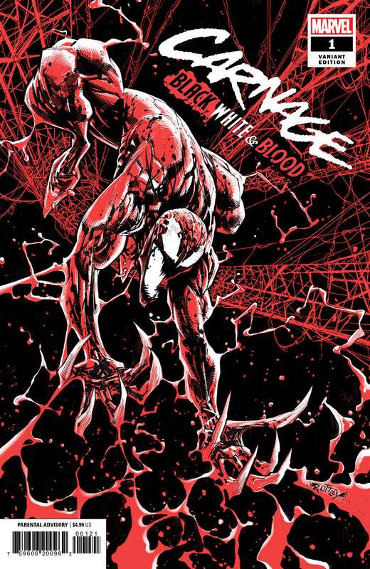 CARNAGE BLACK WHITE AND BLOOD #1 (OF 4) OTTLEY VARIANT