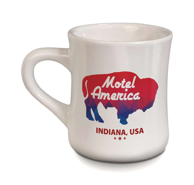 AMERICAN GODS MOTEL AMERICA MUG