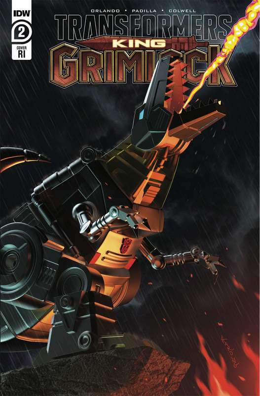 TRANSFORMERS KING GRIMLOCK #2 (OF 5) CVR C 1:10 RATIO VARIANT HARD