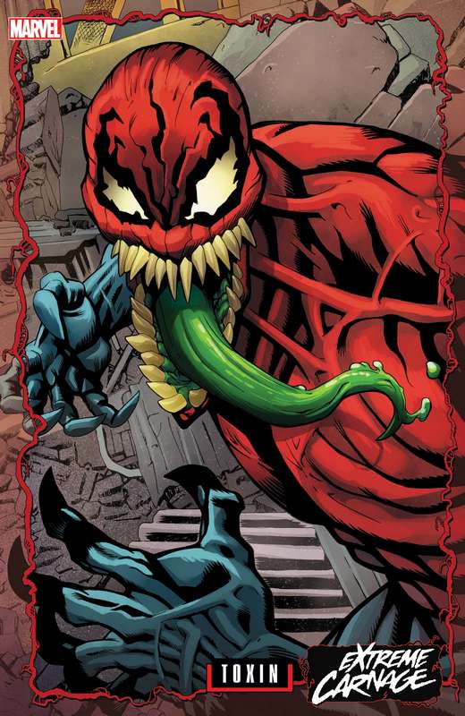 EXTREME CARNAGE TOXIN #1 JOHNSON CONNECTING VARIANT