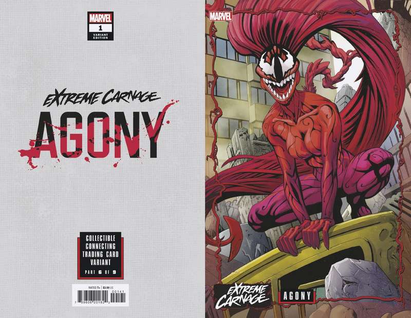 EXTREME CARNAGE AGONY #1 JOHNSON CONNECTING VARIANT