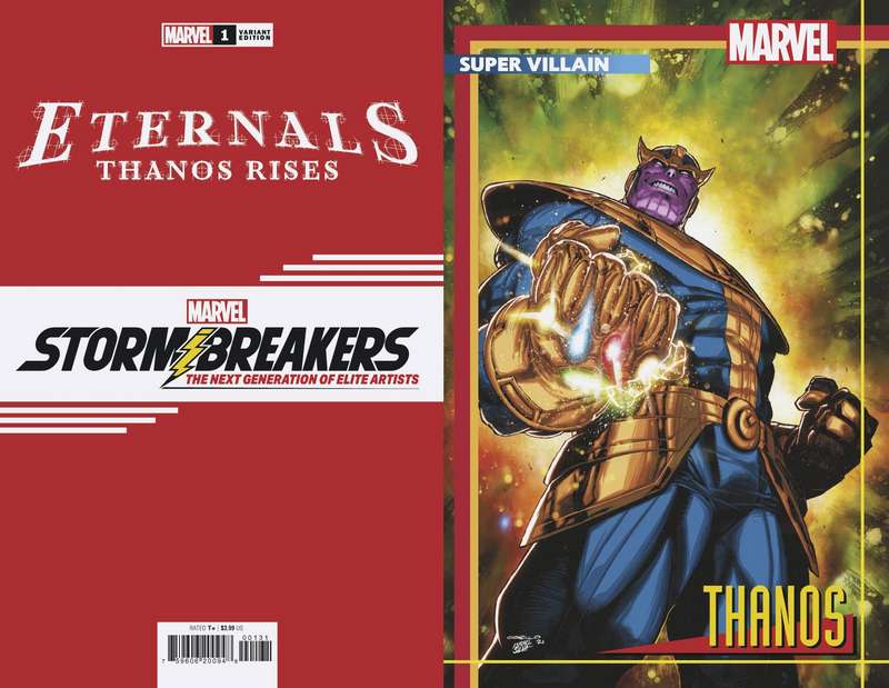 ETERNALS THANOS RISES #1 COELLO STORMBREAKERS VARIANT