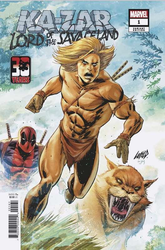 KA-ZAR LORD SAVAGE LAND #1 (OF 5) LIEFELD DEADPOOL 30TH VARIANT