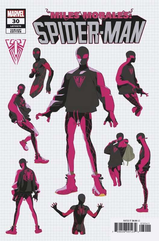 MILES MORALES SPIDER-MAN #30 1:10 CONLEY DESIGN VARIANT