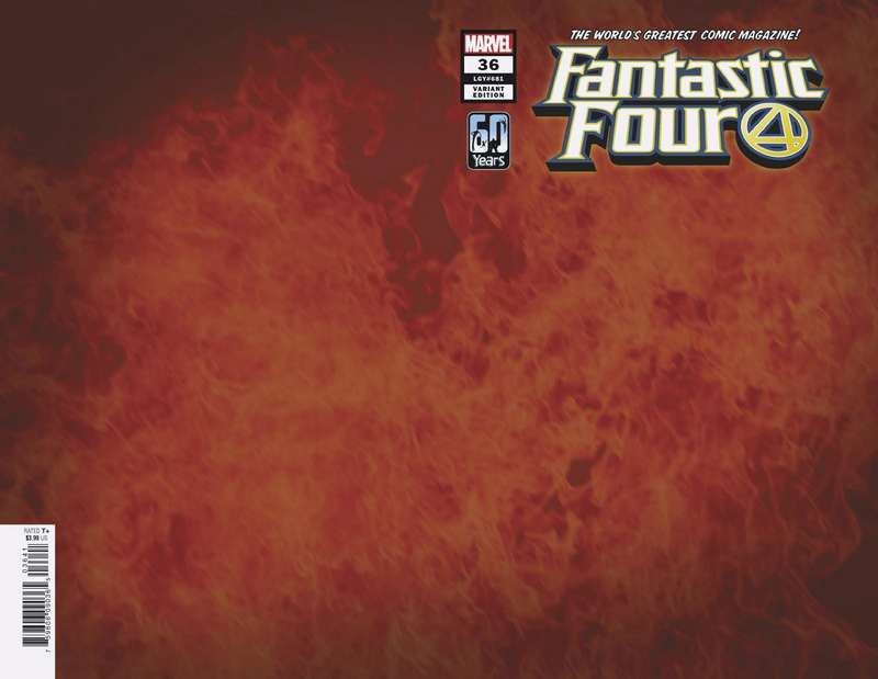 FANTASTIC FOUR #36 WRPAD FLAME VARIANT