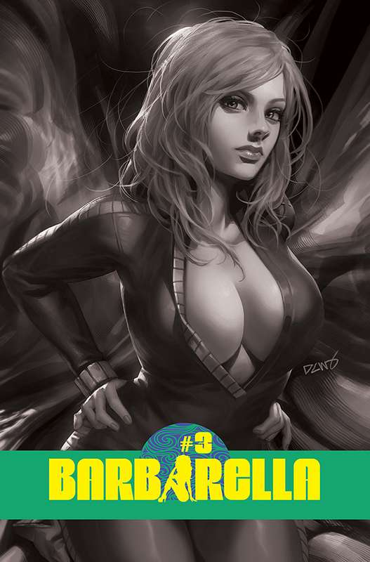 BARBARELLA #3 CVR I 1:25 RATIO VARIANT CHEW B&W VIRGIN