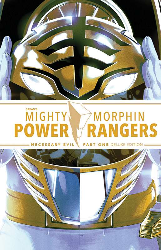 MIGHTY MORPHIN POWER RANGERS NECESSARY EVIL DELUXE EDITION HARDCOVER PT 01