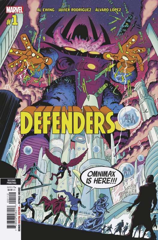 DEFENDERS #1 (OF 5) 2ND PTG VARIANT