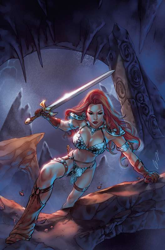 INVINCIBLE RED SONJA #5 CVR O 1:7 FOC RATIO VARIANT CHATZOUDIS VIR