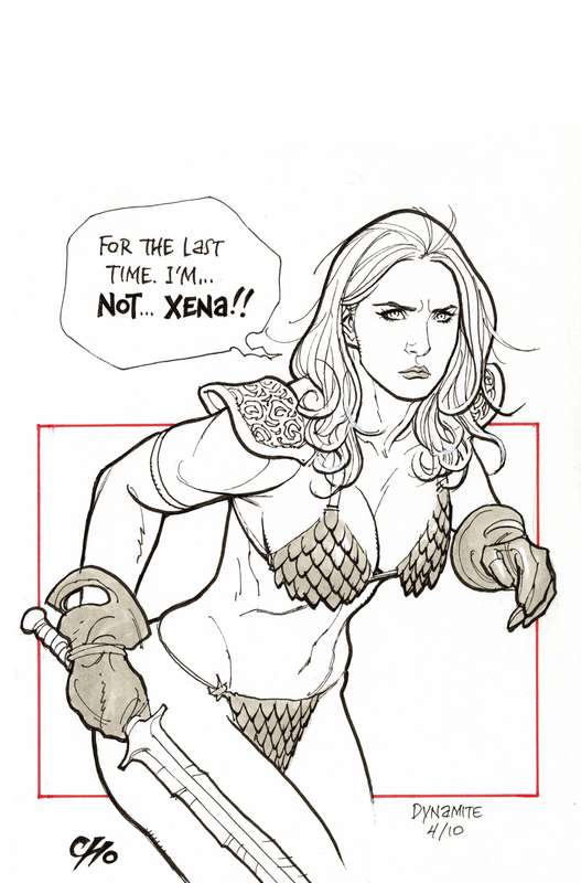 INVINCIBLE RED SONJA #5 CVR Q 1:21 FOC RATIO VARIANT CHO VIRGIN