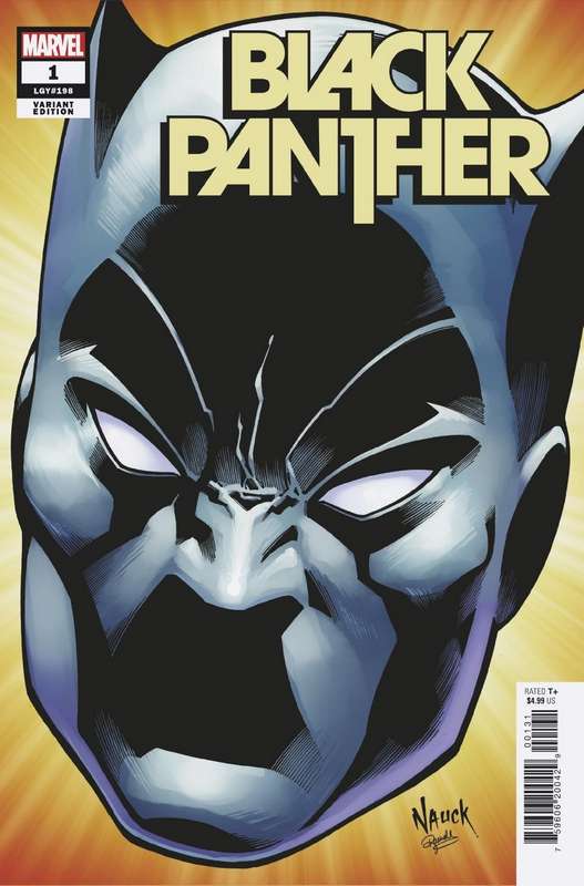 BLACK PANTHER #1 NAUCK HEADSHOT VARIANT