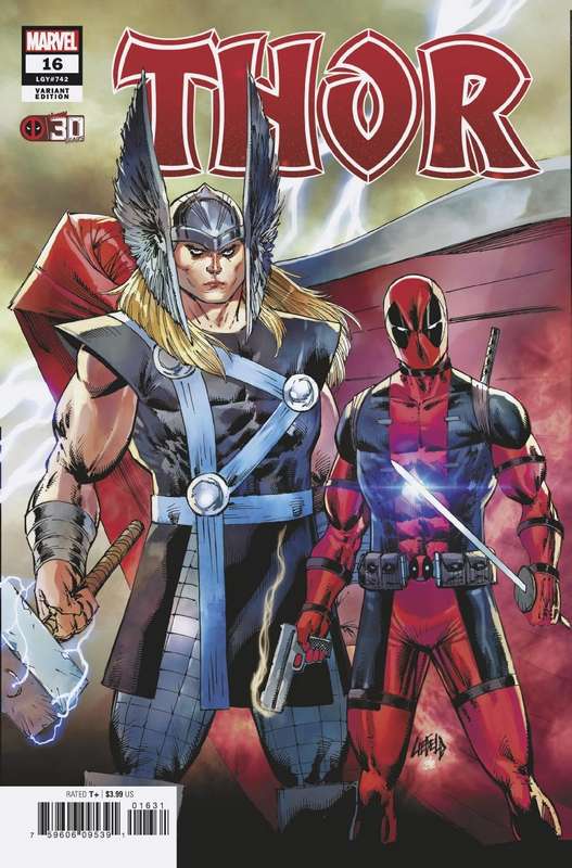 THOR #16 LIEFELD DEADPOOL 30TH VARIANT