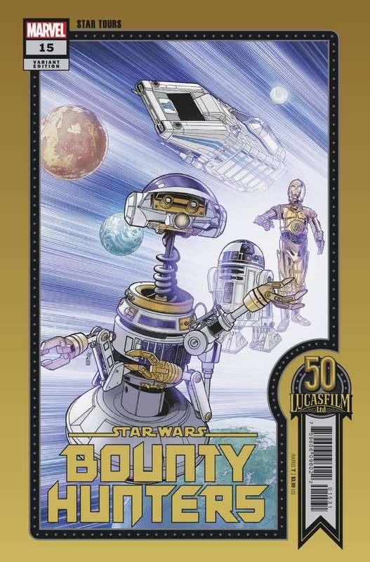 STAR WARS BOUNTY HUNTERS #15 SPROUSE LUCASFILM 50TH VARIANT WOBH