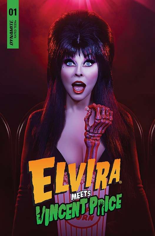 ELVIRA MEETS VINCENT PRICE #1 CVR D PHOTO