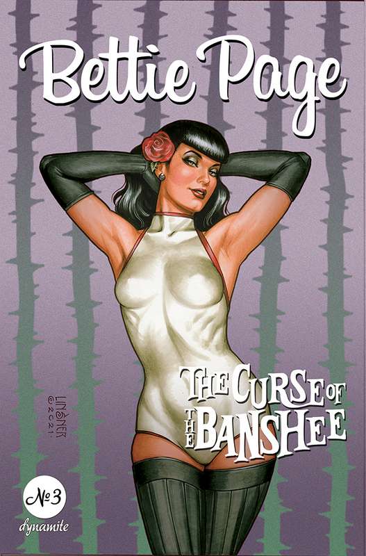 BETTIE PAGE & CURSE OF THE BANSHEE #3 CVR L 1:50 RATIO VARIANT LIN