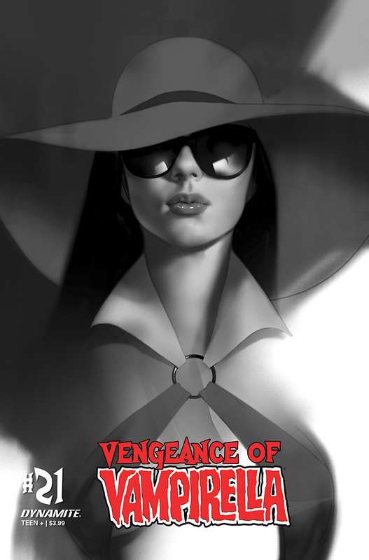 VENGEANCE OF VAMPIRELLA #21 CVR G 1:30 RATIO VARIANT OLIVER B&W