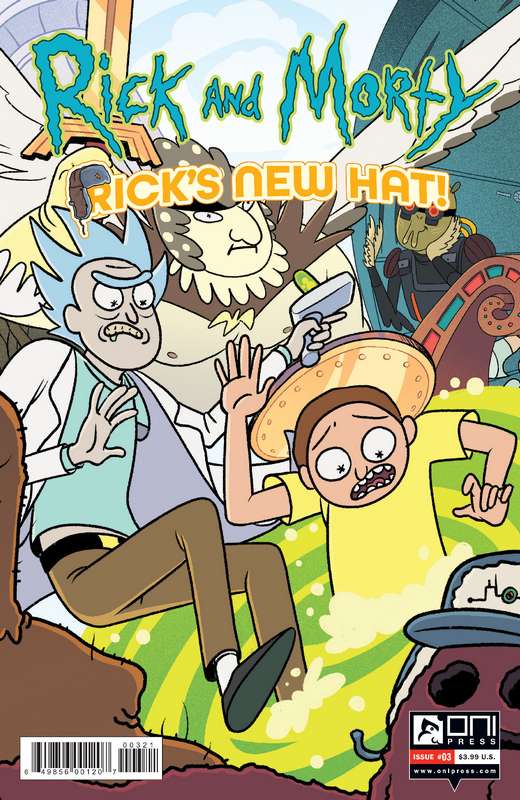 RICK AND MORTY RICKS NEW HAT #3 CVR B STERN