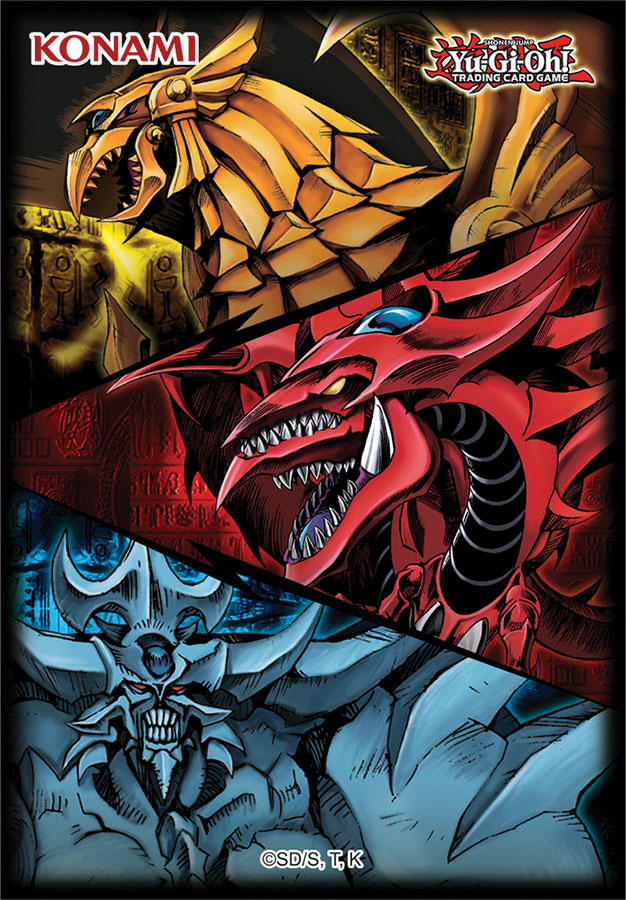 YU-Gi-Oh (YGO): SLIFER, OBELISH, RA CARD SLEEVES (50)