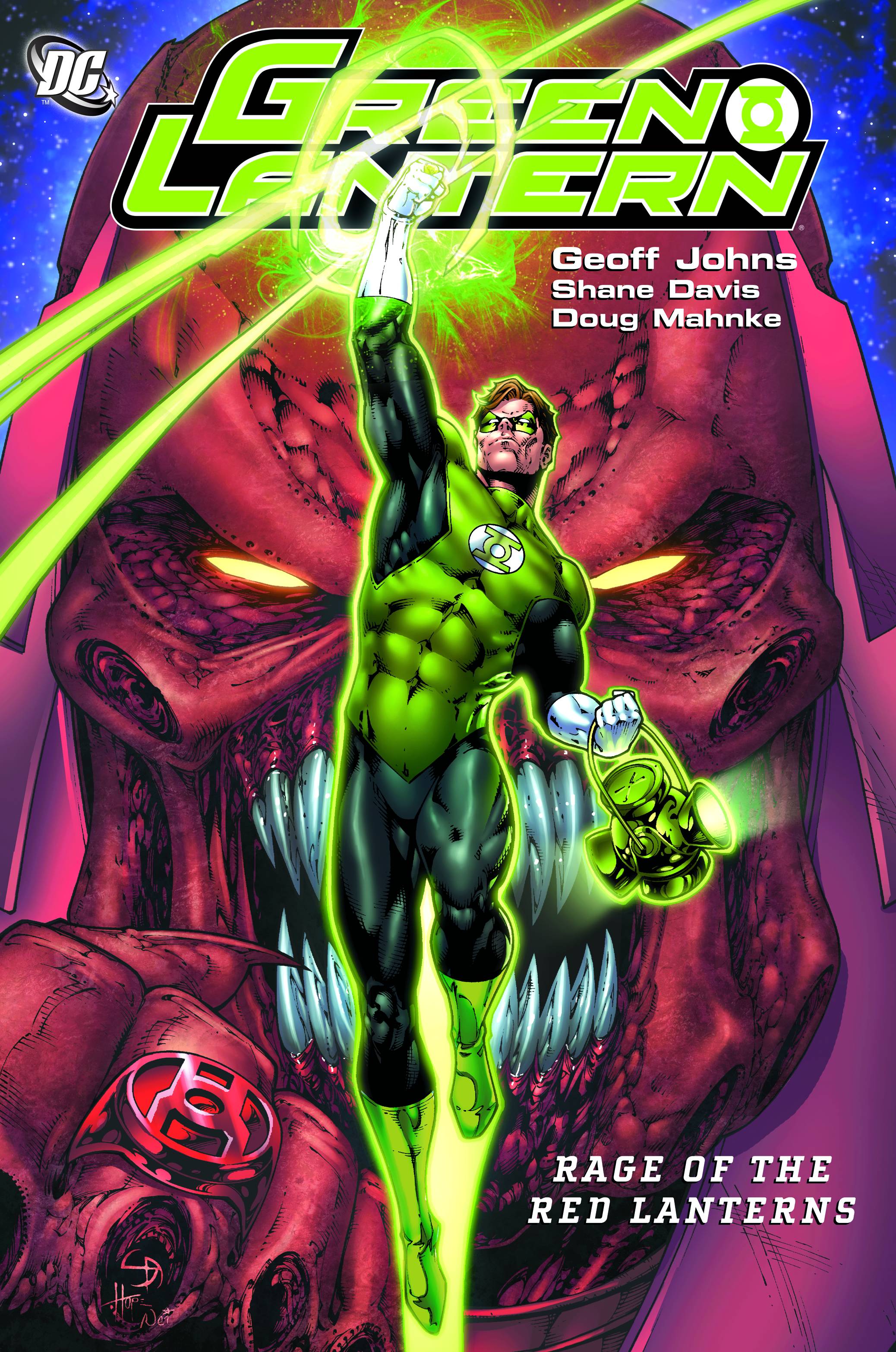 GREEN LANTERN RAGE OF THE RED LANTERNS HARDCOVER