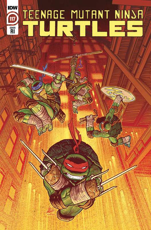 TMNT ONGOING #117 1:10 RATIO VARIANT SAM LOFTI