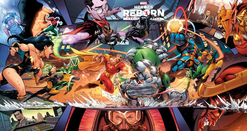 HEROES REBORN #1 (OF 7) COELLO GATEFOLD VARIANT