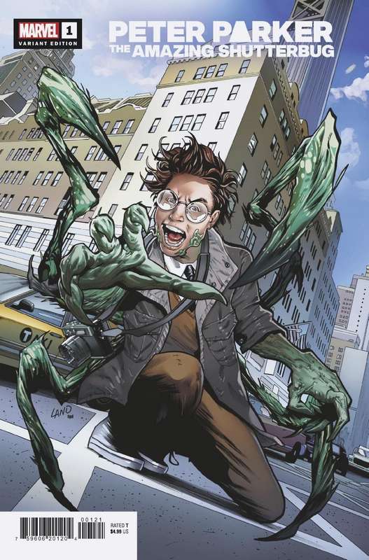 HEROES REBORN PETER PARKER AMAZING SHUTTERBUG #1 LAND VARIANT