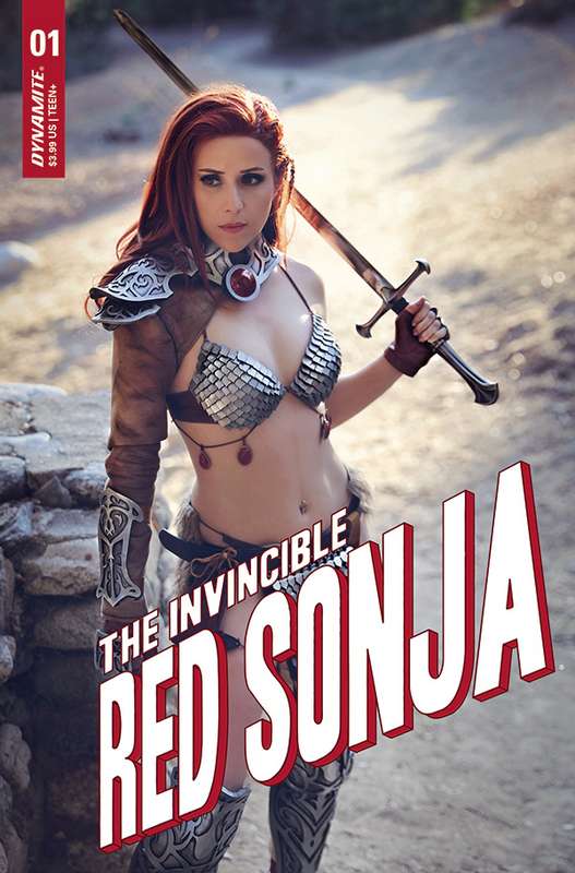 INVINCIBLE RED SONJA #1 CVR E DOMINICA COSPLAY