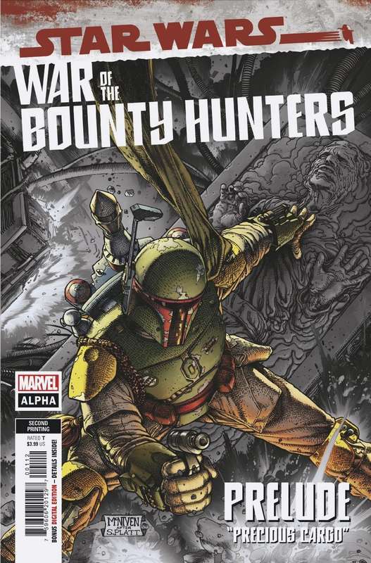 STAR WARS WAR BOUNTY HUNTERS ALPHA #1 2ND PTG MCNIVEN VARIANT