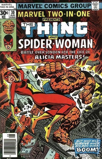 MARVEL TWO-IN-ONE THE THING AND SPIDER-WOMAN