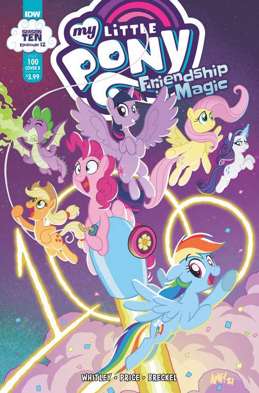 MY LITTLE PONY FRIENDSHIP IS MAGIC #100 CVR B FLEECS