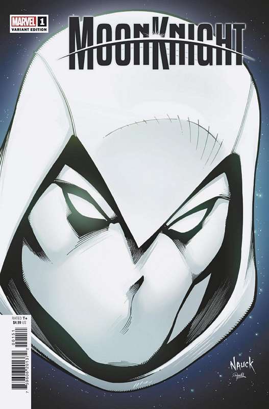 MOON KNIGHT #1 NAUCK HEADSHOT VARIANT