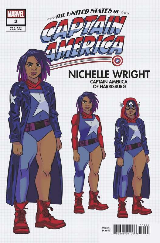 UNITED STATES CAPTAIN AMERICA #2 (OF 5) BUSTOS DESIGN VARIANT